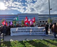 Los sindicatos mantienen la huelga del 19 de diciembre tras no acercar posturas con el Gobierno Vasco