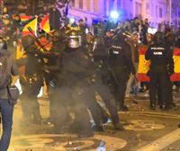 Amnistiaren aurkako protestak istiluekin bukatu dira bigarren gauez jarraian, Madrilen
