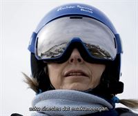 Sobre la trayectoria de la esquiadora Ainhoa Ibarra, en el próximo episodio de ''Geldiezinak''