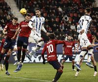 Osasuna y Real Sociedad firman tablas en el derbi de El Sadar (1-1)