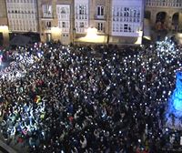 Ola solidaria en Vitoria-Gasteiz por las ''nuevas oportunidades'' contra el cáncer, dentro del EITB Maratoia