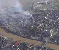 Dozenaka hildako Japoniako lurrikararen ondorioz