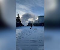 Una masa de aire ártico provoca temperaturas de hasta -50 ºC en el oeste de Canadá