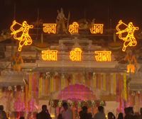 Inauguran el polémico templo hindú de Ayodhya, construido tras el derribo de una mezquita hace 30 años