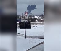 Un avión ruso de transporte militar Il-76 se estrella en Bélgorod